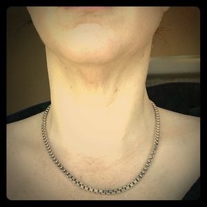 Tiffany & Co. sterling silver box chain necklace